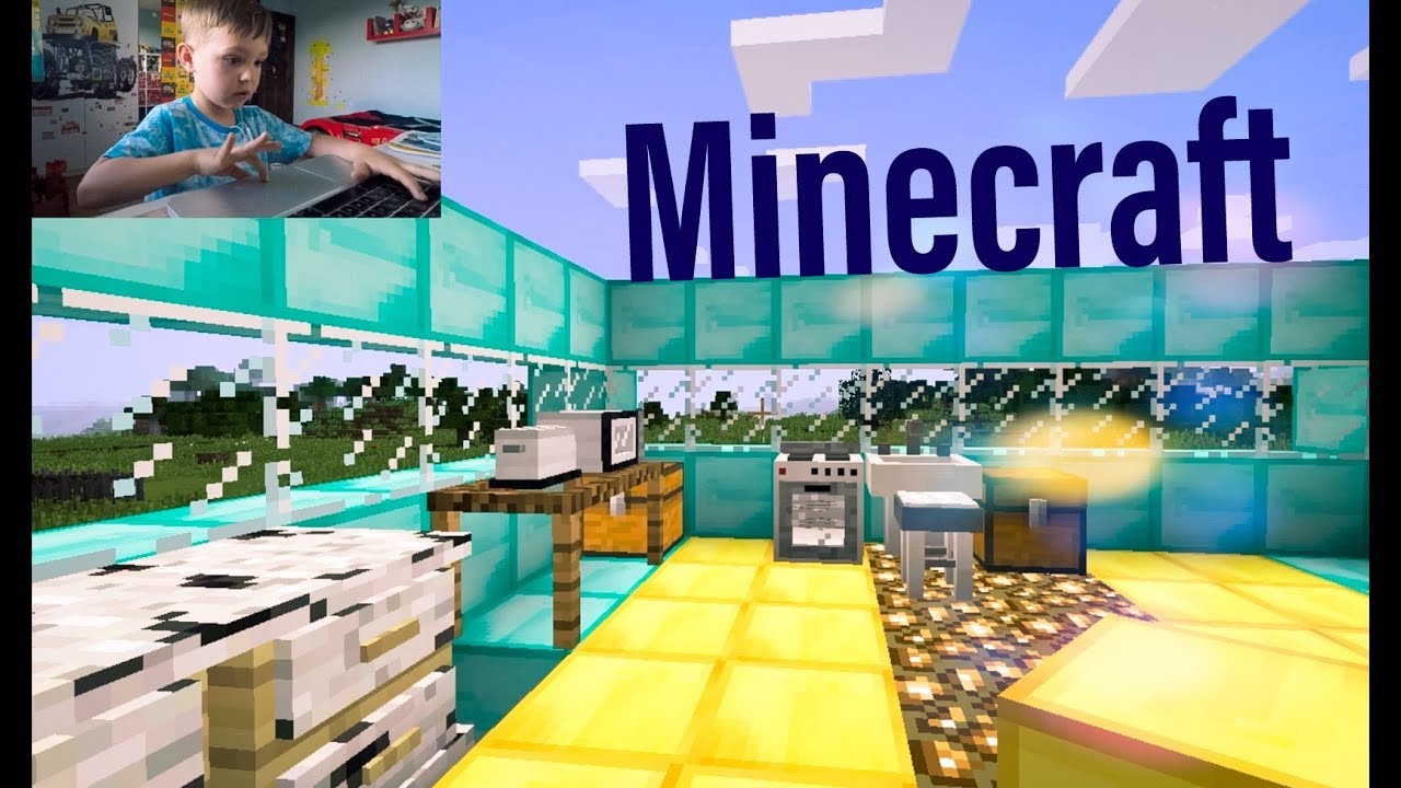 5 летний Давид играет в Майнкрафт с модами. Нуб или Про?