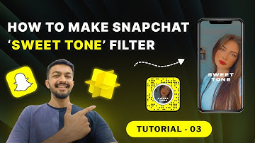 Sweet Tone Snapchat Filter Lens Studio | Make filter in just 5 Minutes| How to make snapchat filter