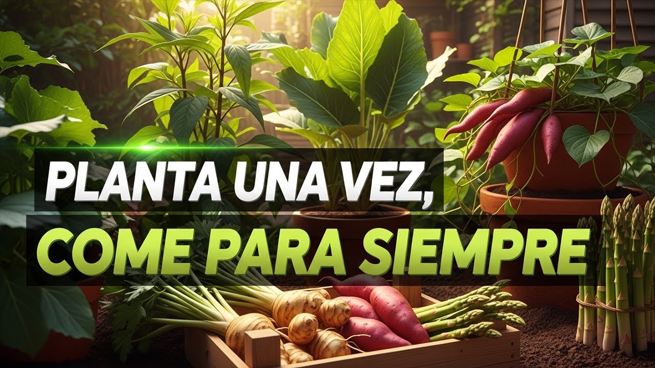 ¡Estas 25 VERDURAS crecen como ÁRBOLES FRUTALES! Planta Una Vez y Come Siempre