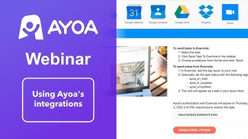 Ayoa Webinar: Using Ayoa
