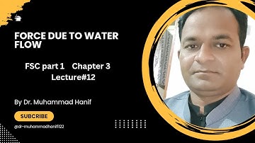 force due to water flow