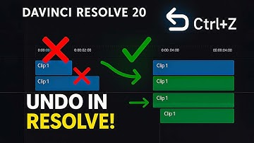How To Undo In Davinci Resolve 20 (2025 TUTORIAL)