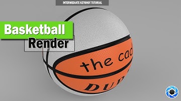Keyshot Tutorial | Basketball Realistic Render in Keyshot 9 | 3d Modeling Tutorial