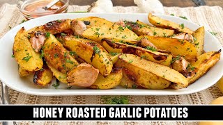 Honey Roasted Garlic Potatoes | The PERFECT Side Dish for the Holidays