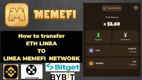 How to transfer ETH Linea to Linea Memefi Network Wallet | Claim gas fees | Memefi exchange updates
