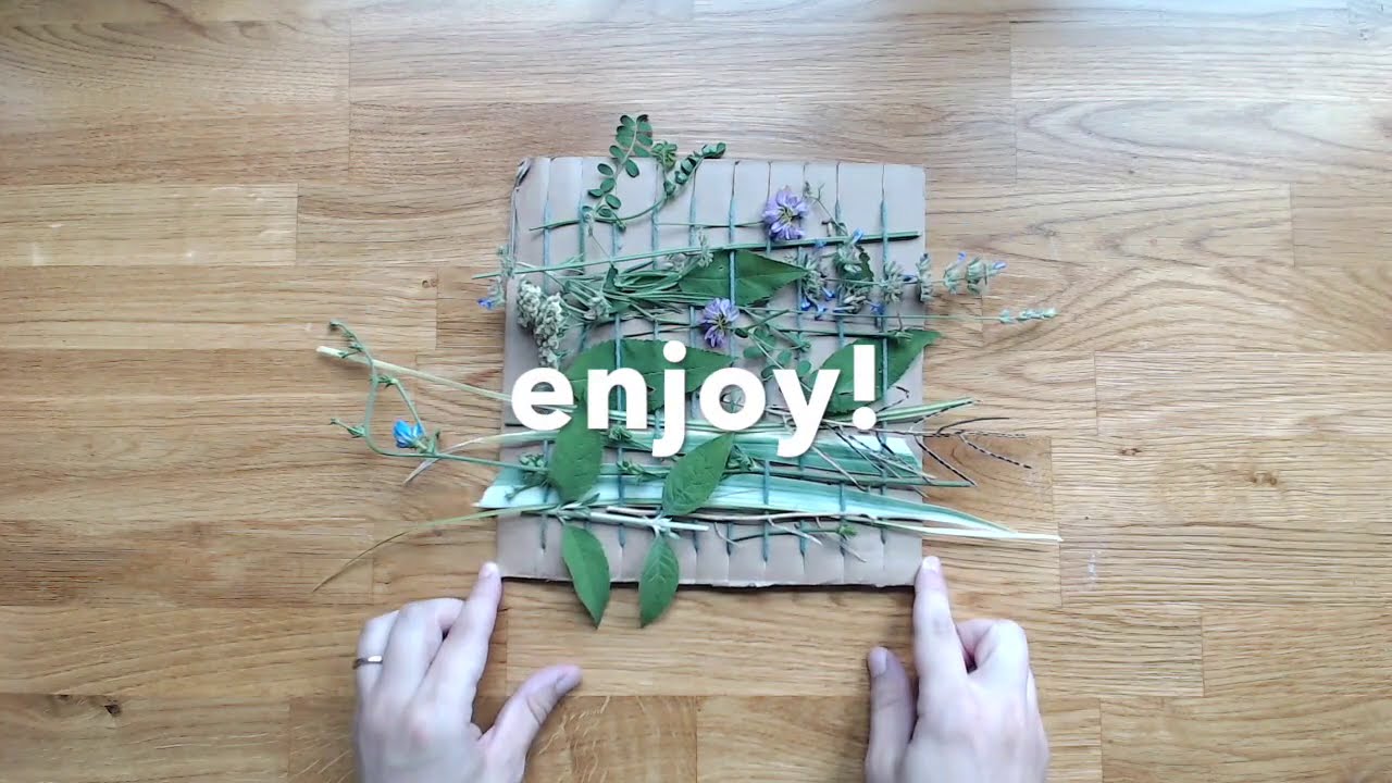 2 Ways of Nature Weaving with Kids - Welcome To Nana's