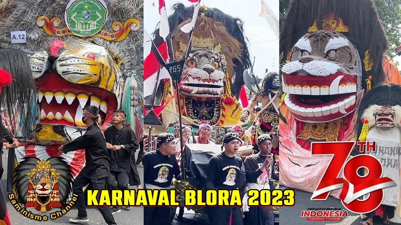 BARONGAN RAKSASA BLORA !!  KARNAVAL KABUPATEN BLORA 2023