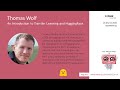 Thomas Wolf (HuggingFace): An Introduction to Transfer Learning and HuggingFace