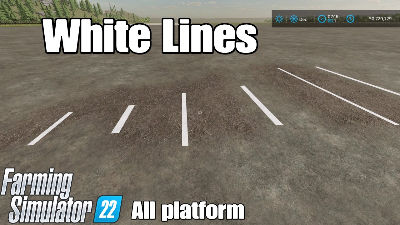 White Lines / UPDATE for all platforms on FS22 YouTube