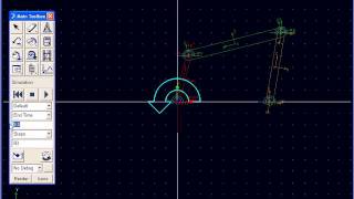 Four Bar Linkage Motion Simulation in MD Adams
