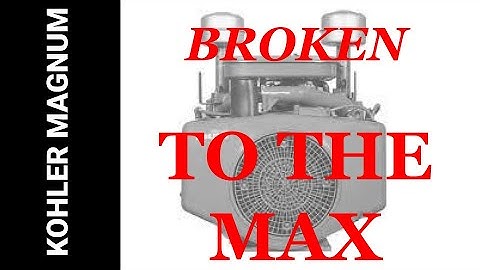 BLOWN UP KOHLER MAGNUM 18 TEARDOWN