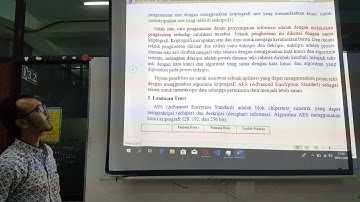 Latar Belakang Enkripsi dan Dekripsi Algoritma (AES) Untuk Penyadian Teks Pada Android