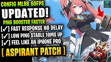 New Update! Config ML Anti Lag 60FPS + Ping Booster [ Aspirant Patch ] Feel Like An iPhone