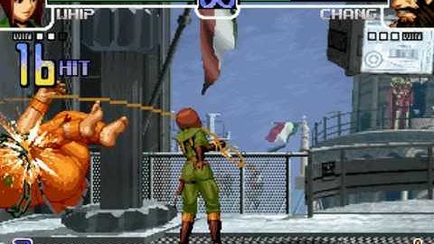 Whip combo 100% the king of fighters 2002