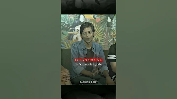 🥶 IITB Dropout Ranjan Raj 😎🔥|| IIT Motivation | #iit #jee #iits #iitjee #viral #shortsfeed #shorts