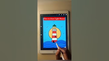 Ray of Hope 🌟 #drawing #shortvideo #shorts #digitalart #ipad #cute #lighthouse #ocean #sea #art