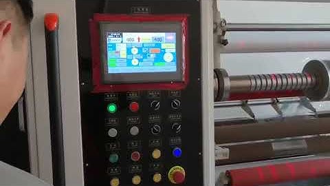 High speed unwinder & rewinder on same side wide slitting machine