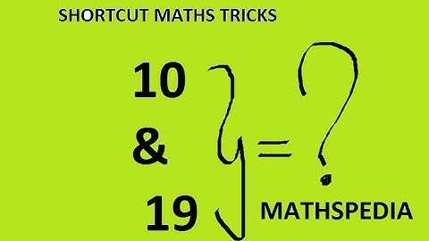 Square Numbers Between 10 & 19 | Shortcut Maths Tricks
