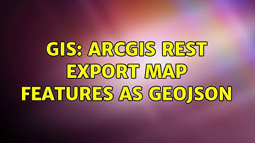 GIS: ArcGIS REST export map features as geoJSON