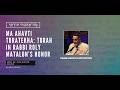 Ma Ahavti Toratekha: Torah in Rabbi Roly Matalon's Honor with Rabbi Marcelo Bronstein