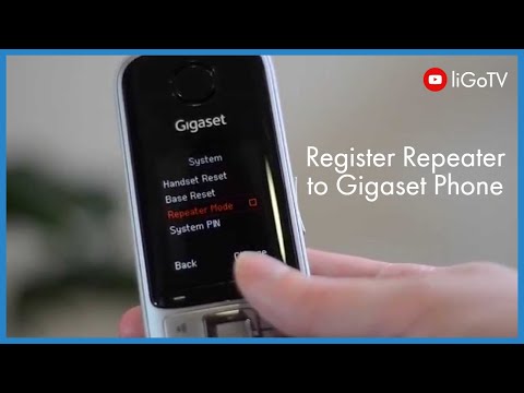 How To Register a Repeater to a Gigaset Phone | liGo.co.uk