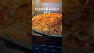 Homemade air fryer pizza