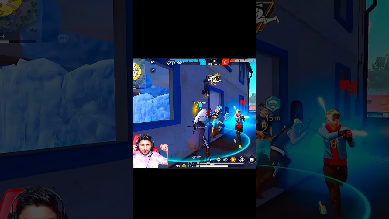 TUFFAN FF☠️ - THE FATHER OF ALL MOVEMENT PLAYERS🥶 | Tuffan ff 1 vs 6🥴 | 