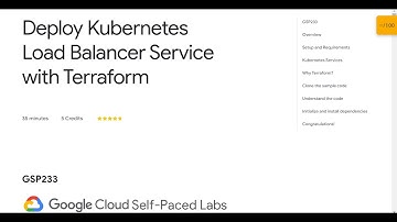 Deploy Kubernetes Load Balancer Service with Terraform Qwik lab | GCRF |  track1 | quest6