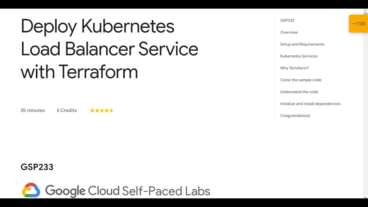 Deploy Kubernetes Load Balancer Service with Terraform Qwik lab | GCRF ...
