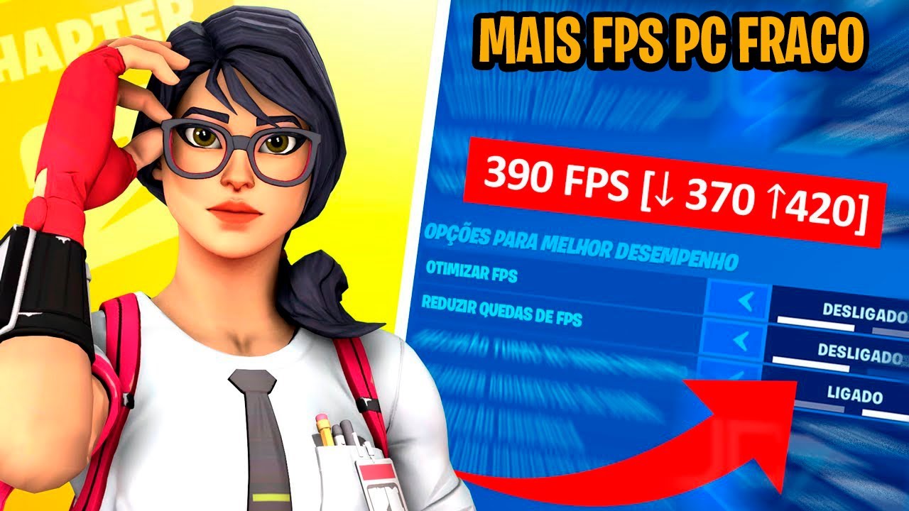 COMO AUMENTAR SEU FPS NO FORTNITE PC FRACO FPS BOOST YouTube