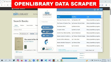 Openlibrary Data Scraper 1.0 | 2026 | Title, Author and Links
