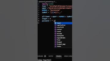 Random password generator
