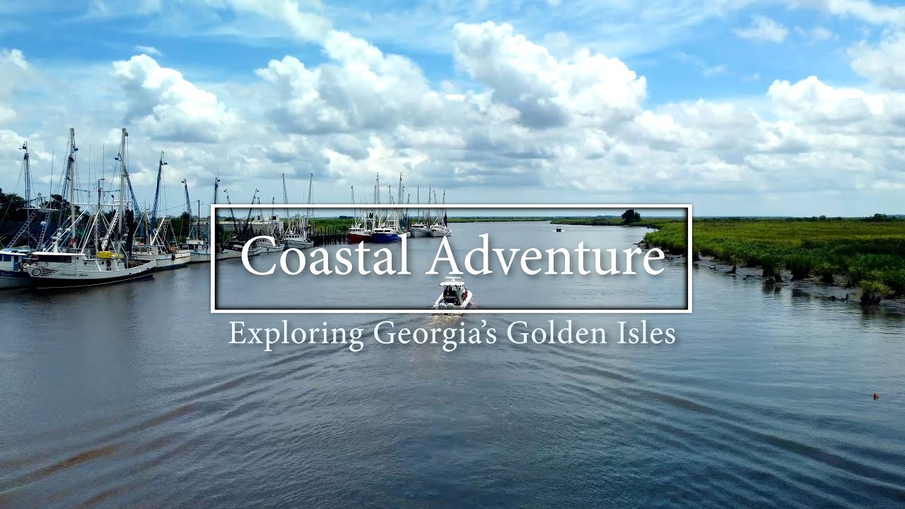 Exploring Georgia's Golden Coast - Coastal Adventure in 4K UHD Drone Footage | Georgia Travel