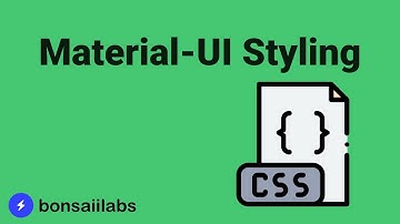 Material-UI Styling with CSS in JS