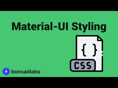 Material-UI Styling with CSS in JS