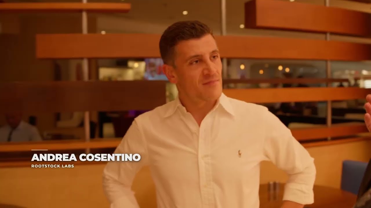 Andrea Cosentino of Rootstock Labs interviewed at Mining Disrupt 2026 Miami