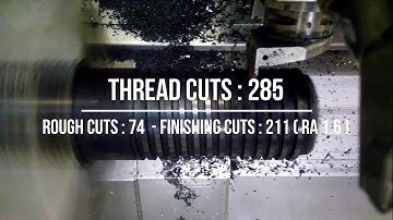 ThreadTracer for GibbsCAM - Metric Trapezoidal thread - POM