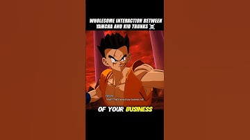 Wholesome Interaction Between Yamcha And Kid Trunks 🤯 #crashout #trunks #sparkingzero #dragonballz