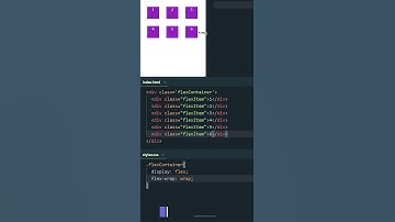 learn CSS flexbox & flex-wrap in 60s #Shorts #CSS #flexbox