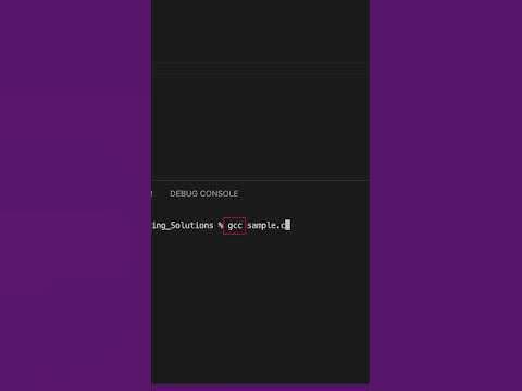 How to compile C code using gcc - YouTube
