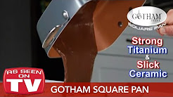 Gotham Steel Square Pan - Healthy Cooking With Non-Stick Ti-Ceramic Technology