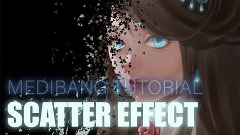 [Medibang Paint Pro desktop version how to] Scatter Effect