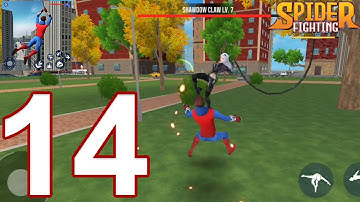Spider Fighting: Hero Game - Gameplay Walkthrough Part 14 - Spider Fighter vs Shawdow Claw (Android)