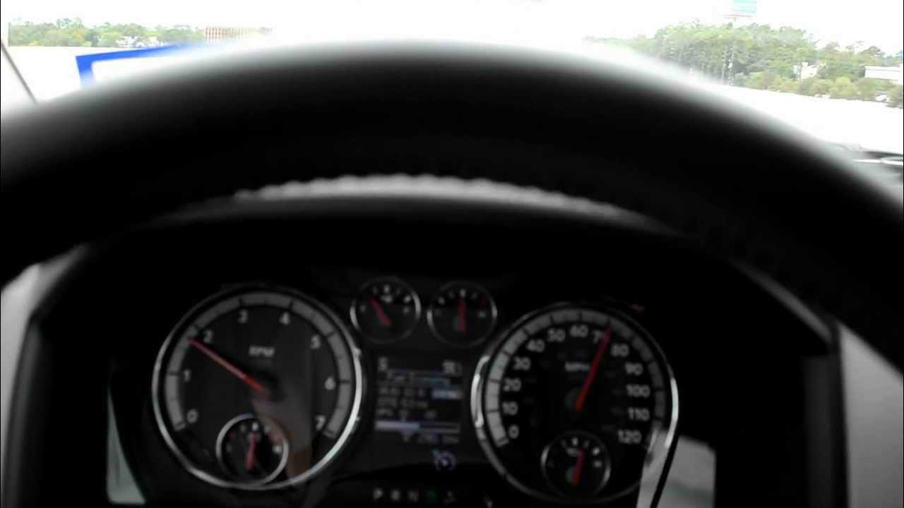 2012 RAM 1500 Exhaust *Driving In ECO* - YouTube
