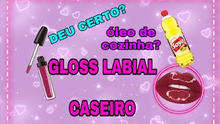 APREENDA A FAZER GLOSS CASEIRO FÁCIL