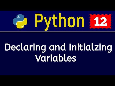Declaring and Initialzing Variables in Python Hindi - YouTube