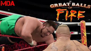 WWE Great Balls Of Fire: Samoa Joe vs Brock Lesnar(WWE Universal Championship)