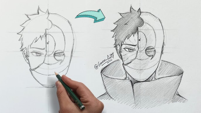 Obito Uchiha Jovem S2 - Desenho de jeanerd - Gartic