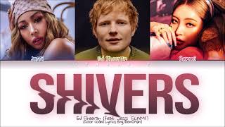 Ed Sheeran SHIVERS (feat. Jessi, SUNMI) Lyrics (Color Coded Lyrics)