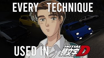 EVERY Technique Used in Initial D!